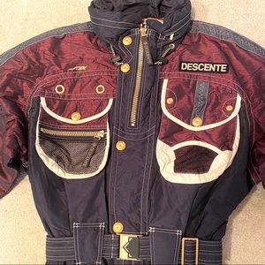 “Descente” Men’s one piece ski suit.